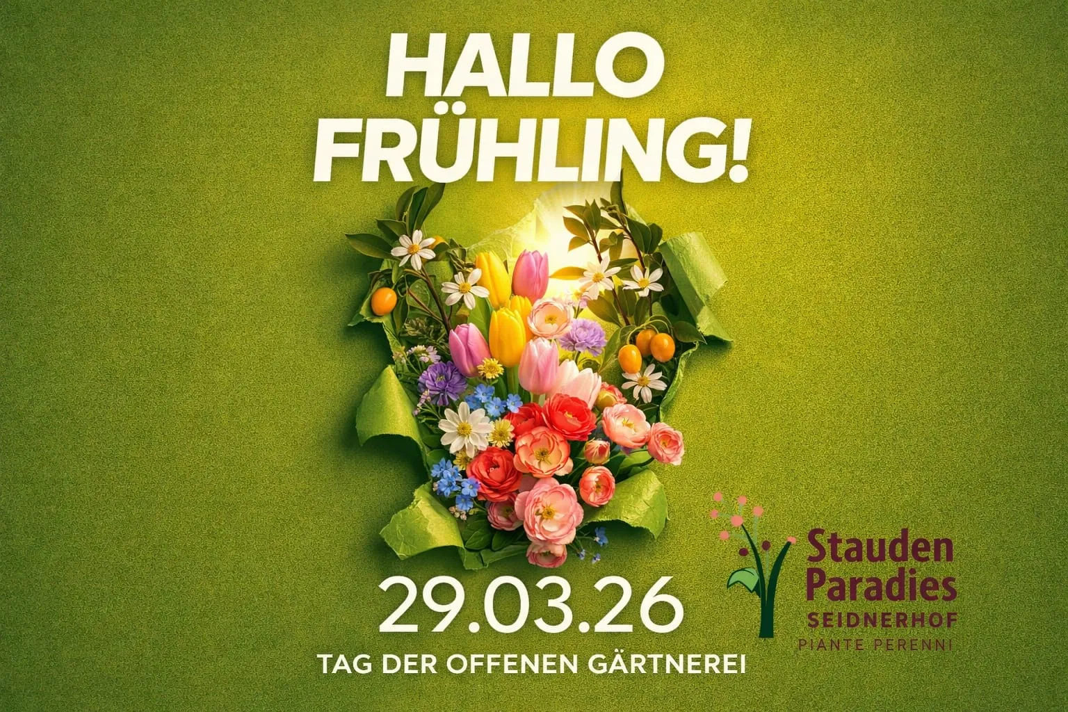 Domenica di vendita straordinaria & Porte aperte – 29 marzo al Staudenparadies